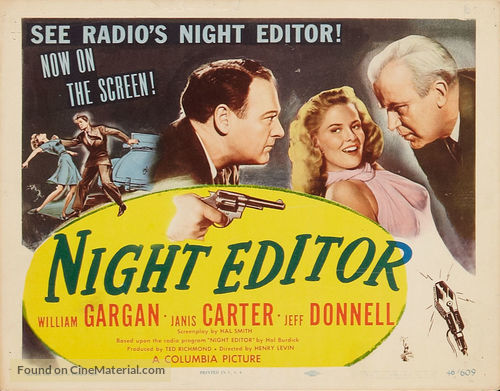 Night Editor - Movie Poster