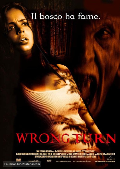Wrong Turn - Italian Movie Poster