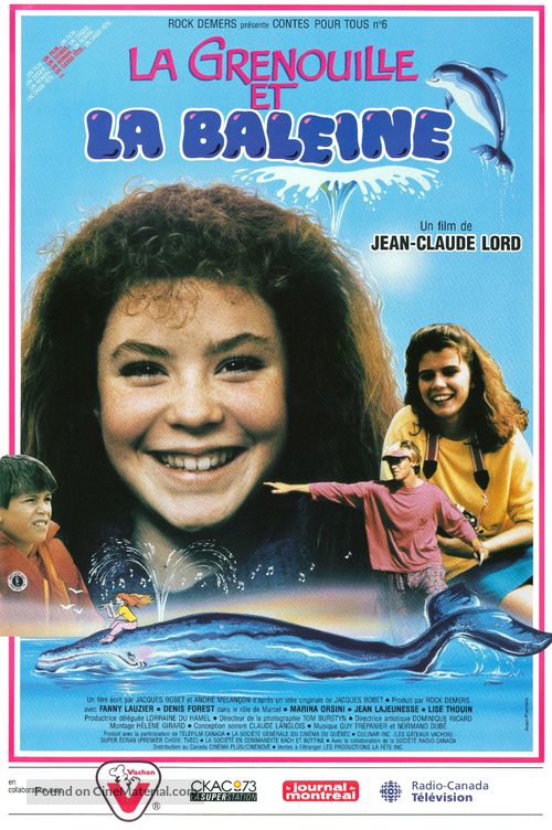 La grenouille et la baleine - Canadian Movie Poster