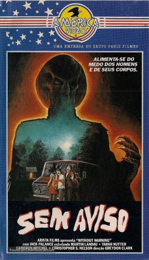 Without Warning - Brazilian VHS movie cover