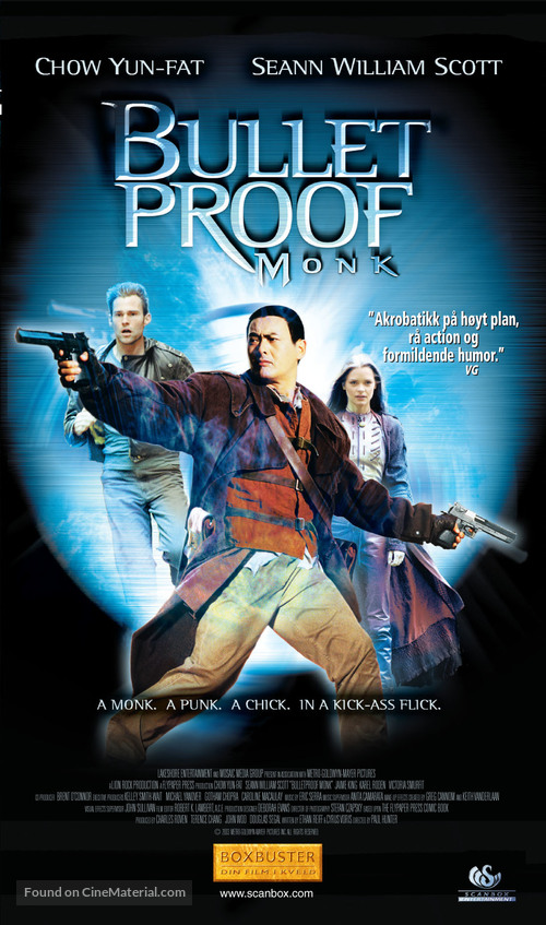 Bulletproof Monk - Norwegian VHS movie cover