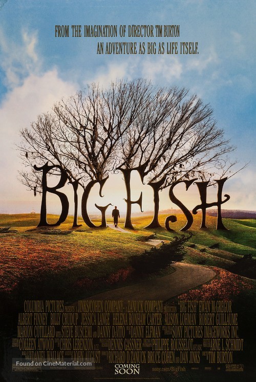 Big Fish - Advance movie poster