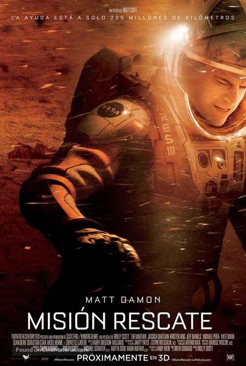 The Martian - Chilean Movie Poster