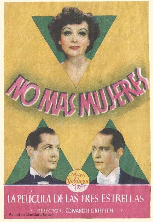 No More Ladies - Spanish Movie Poster