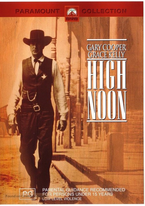 High Noon - Australian DVD movie cover