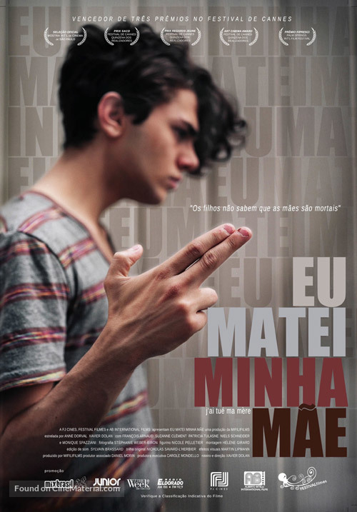 J&#039;ai tu&eacute; ma m&egrave;re - Brazilian Movie Poster