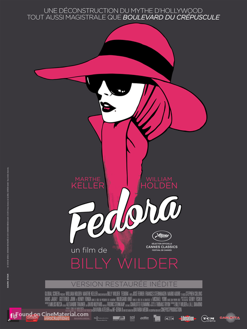 Fedora - French Movie Poster