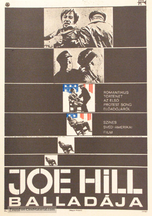 Joe Hill - Hungarian Movie Poster
