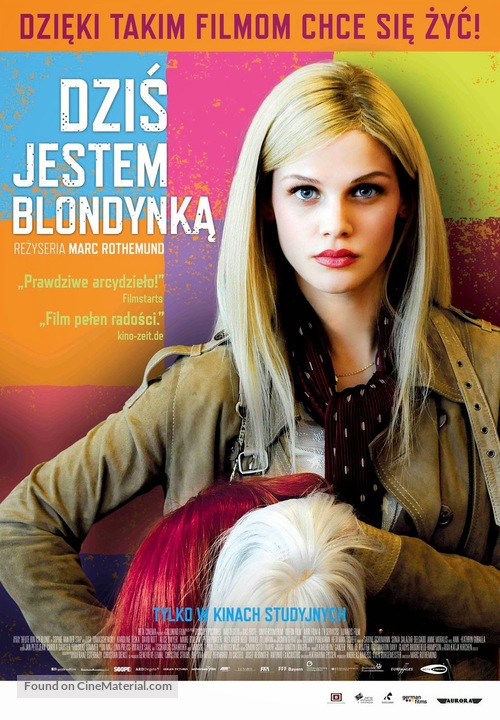 Heute bin ich blond - Polish Movie Poster