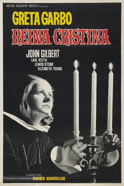 Queen Christina - Argentinian Movie Poster