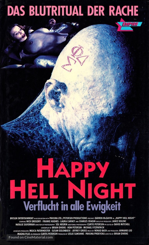 Happy Hell Night - German VHS movie cover