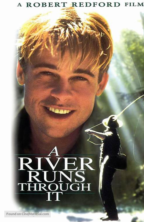 A River Runs Through It - VHS movie cover