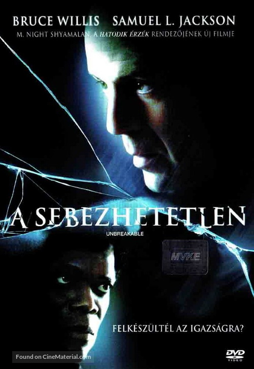 Unbreakable - Hungarian Movie Cover