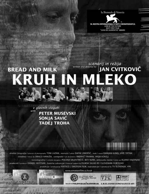 Kruh in mleko - Slovenian Movie Poster