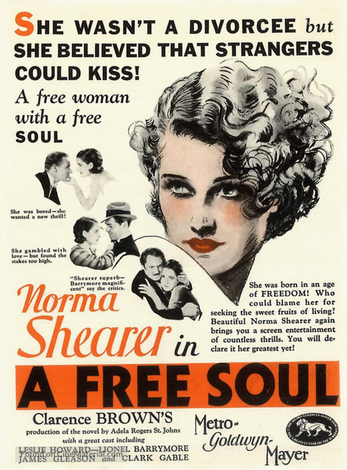 A Free Soul - Movie Poster