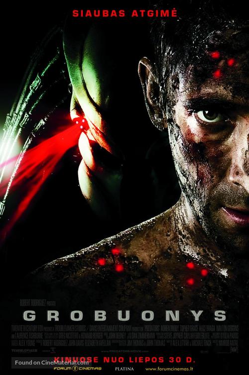 Predators - Lithuanian Movie Poster