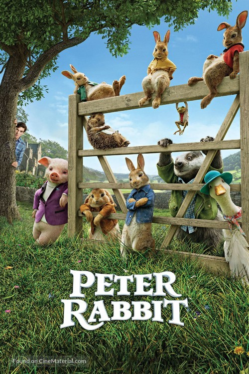 Peter Rabbit - British Video on demand movie cover