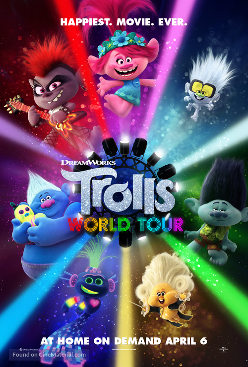 Trolls World Tour - British Movie Poster