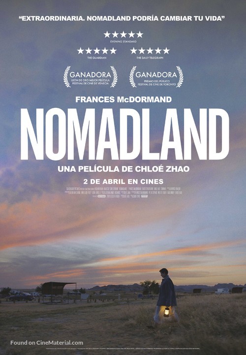 Nomadland - Spanish Movie Poster