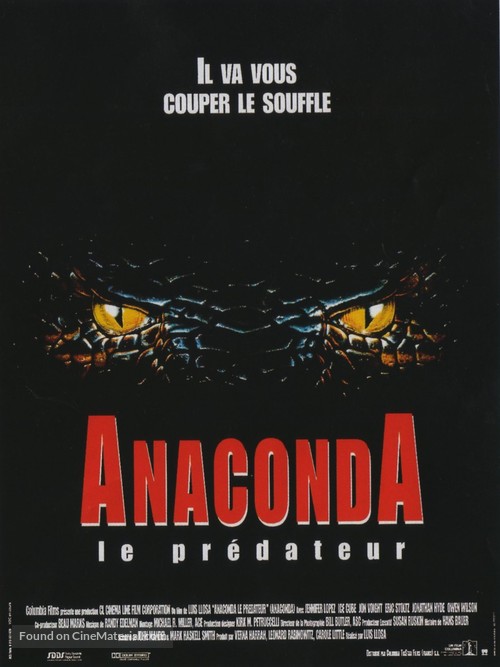 Anaconda - French Movie Poster