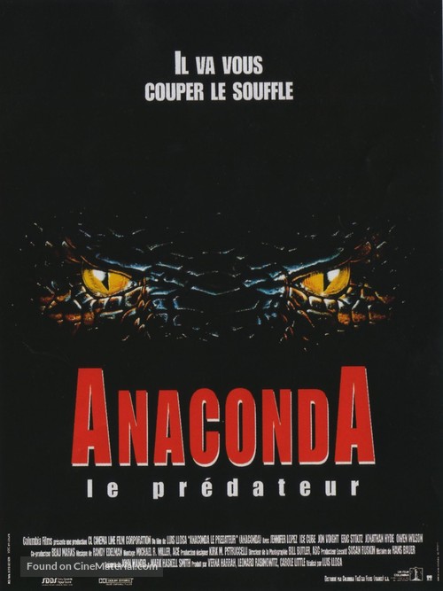 Anaconda - French Movie Poster