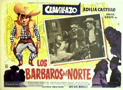 Los b&aacute;rbaros del norte - Mexican poster