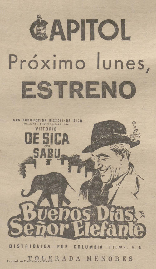 Buongiorno, elefante! - Spanish poster