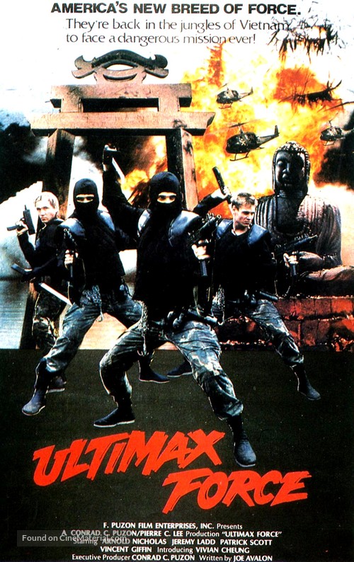 Ultimax Force - VHS movie cover