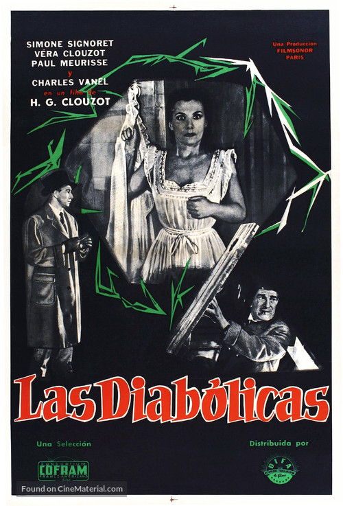 Les diaboliques - Argentinian Movie Poster
