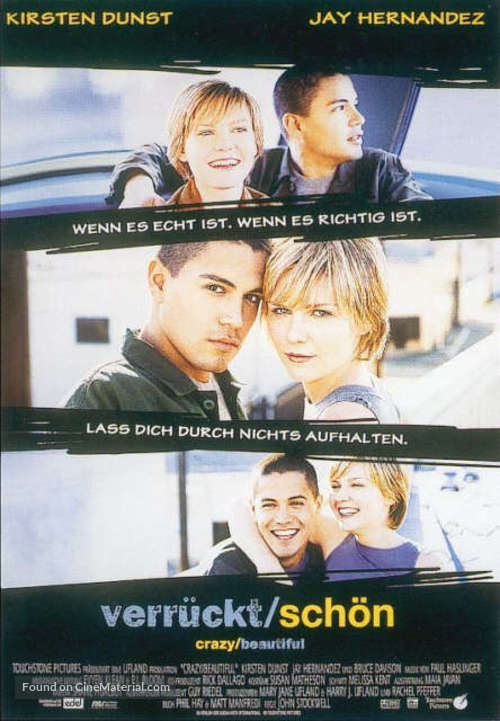 Crazy/Beautiful - German Movie Poster