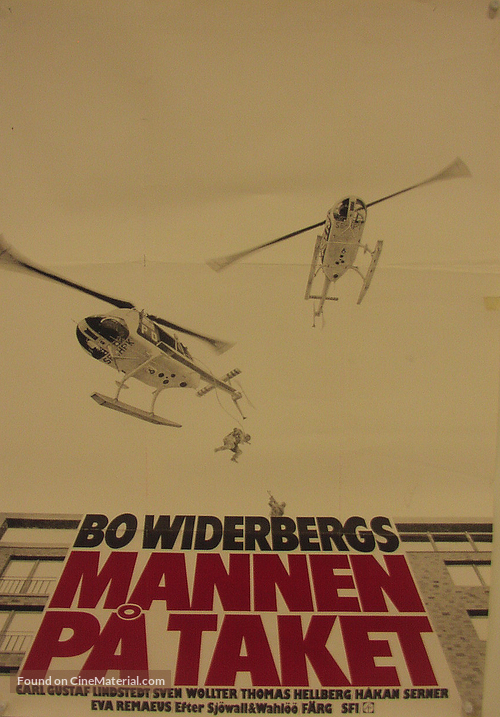 Mannen p&aring; taket - Swedish Movie Cover