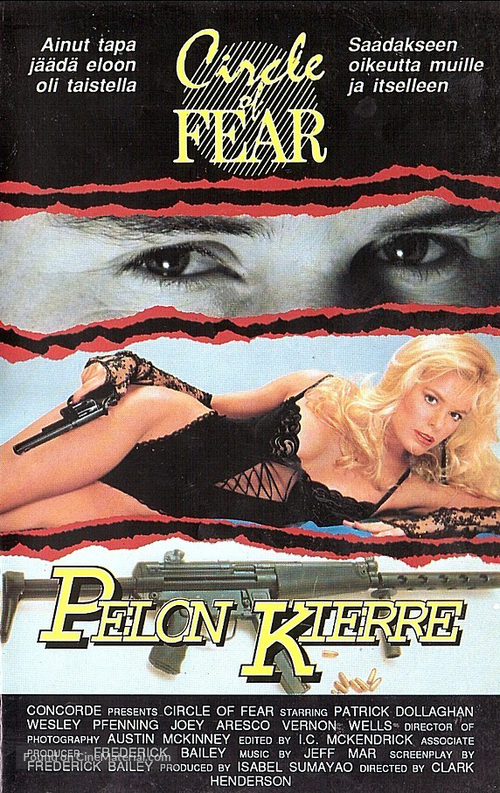 Circle of Fear - Finnish VHS movie cover