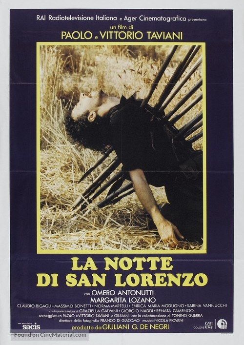 La notte di San Lorenzo - Italian Movie Poster