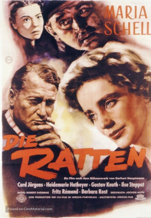 Die Ratten - German Movie Poster