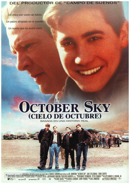 October Sky - Spanish Movie Poster