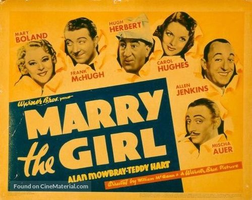 Marry the Girl - Movie Poster