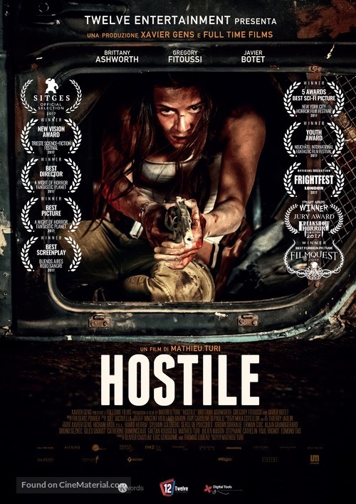 Hostile - Italian Movie Poster