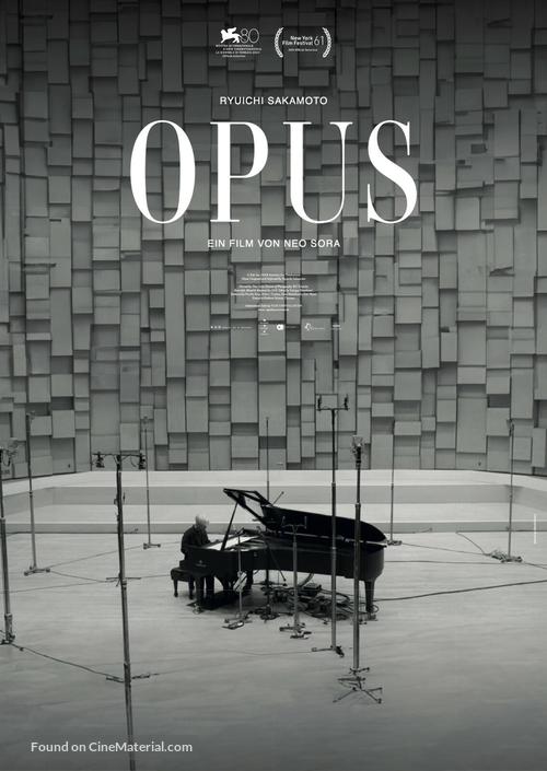 Ryuichi Sakamoto | Opus - German Movie Poster