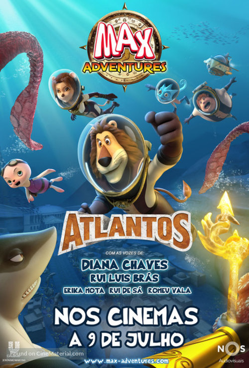 Max Adventures: Atlantos - Portuguese Movie Poster