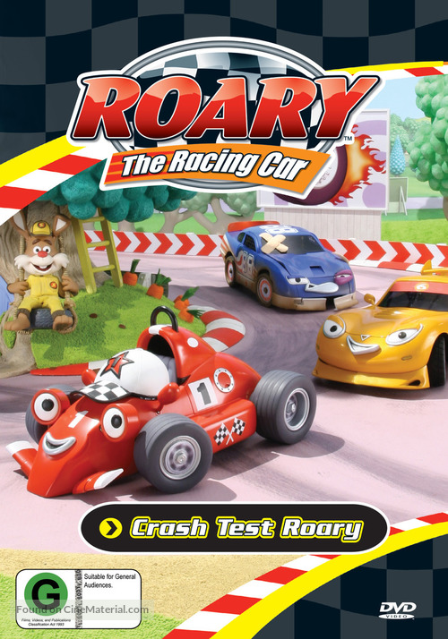 &quot;Roary the Racing Car&quot; - New Zealand DVD movie cover