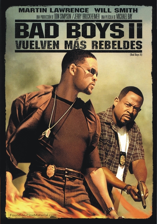 Bad Boys II - Argentinian DVD movie cover