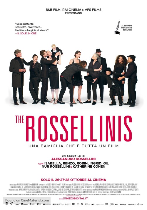 The Rossellinis - Italian Movie Poster