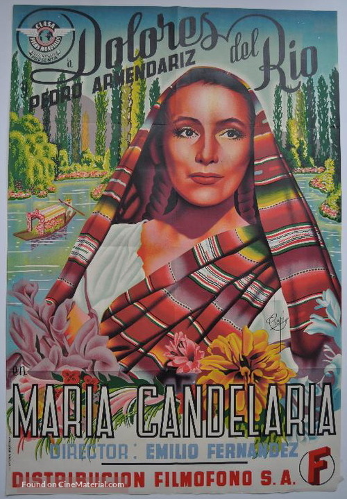 Mar&iacute;a Candelaria - Spanish Movie Poster