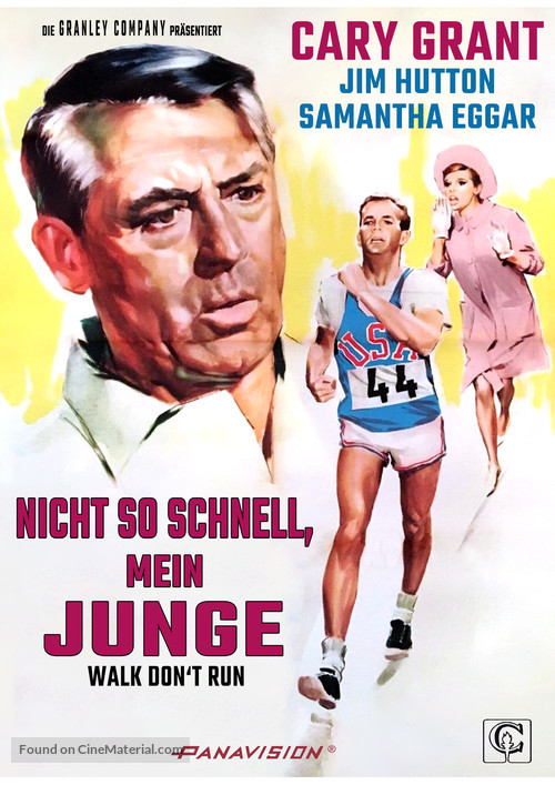 Walk Don&#039;t Run - German Movie Poster