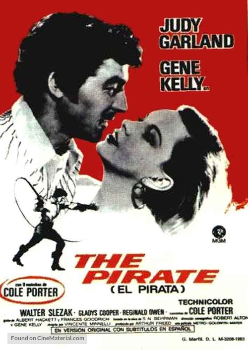 The Pirate - Spanish Movie Poster