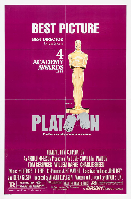 Platoon - Movie Poster