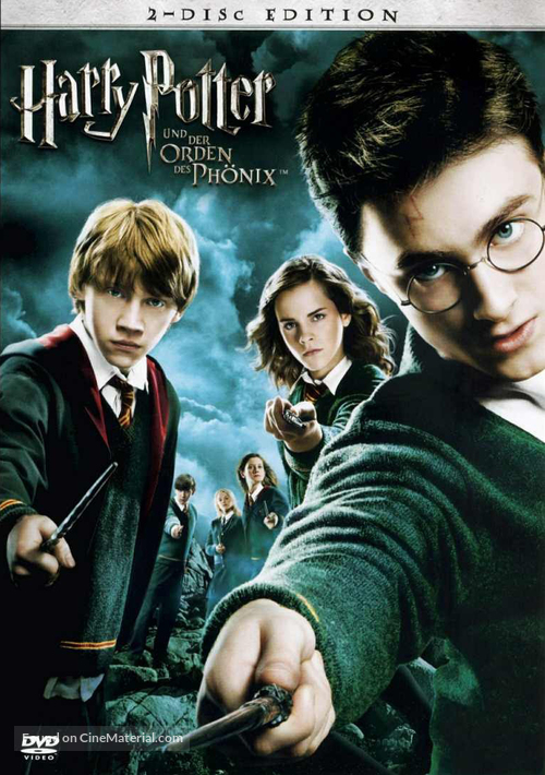 Harry Potter and the Order of the Phoenix - German DVD movie cover