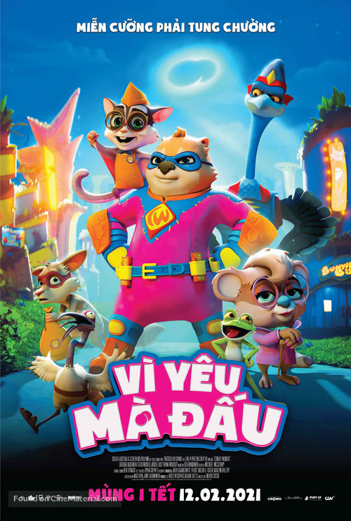 Combat Wombat - Vietnamese Movie Poster