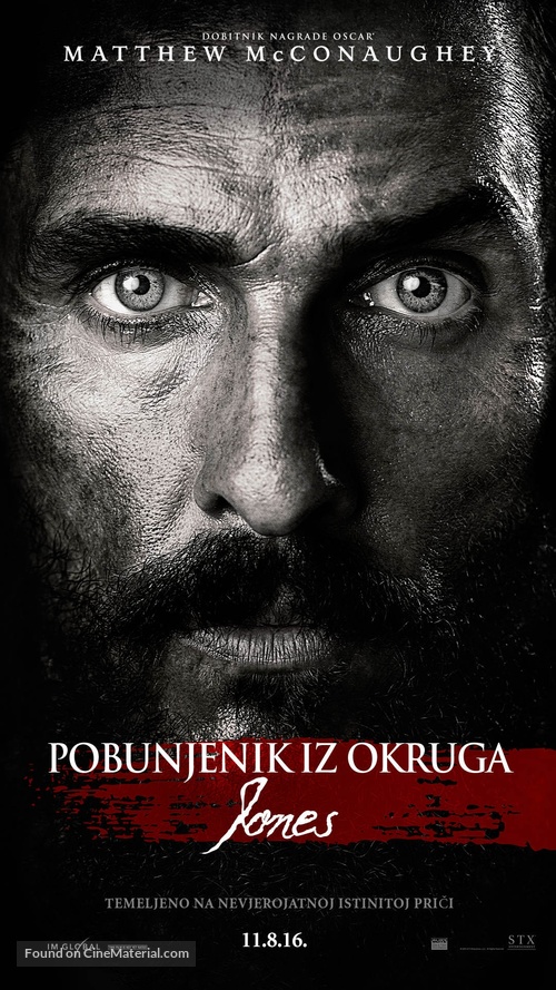 Free State of Jones - Bosnian Movie Poster