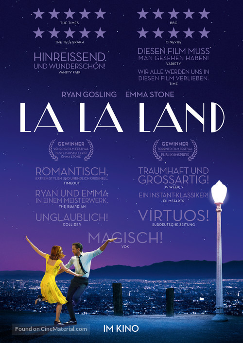 La La Land - German Movie Poster
